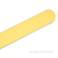 Fabrikanten verkopen gele nagelvijl nagelartikel dubbelzijdig polijstvijl